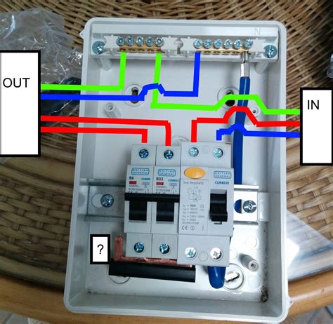 garage electrical box|how to wire a garage box.